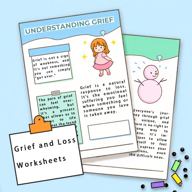 《Grief and Loss Worksheets》